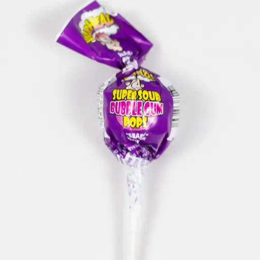 Sucette Warheads Bubblegum Raisin