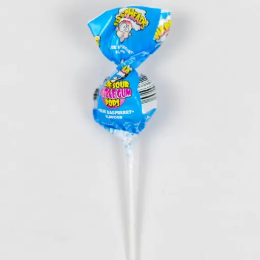  Sucette Warheads Bubblegum Framboise